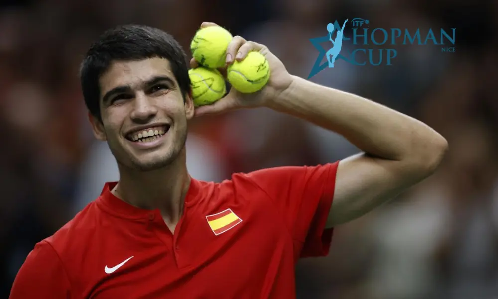Alcaraz representando a Espa&ntilde;a