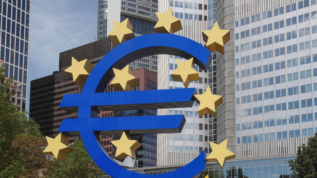 Entrada del Banco Central Europeo