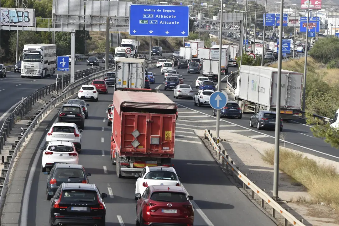 Fotos de archivo de las carreteras en la Regi&oacute;n de Murcia (foto: DGT)