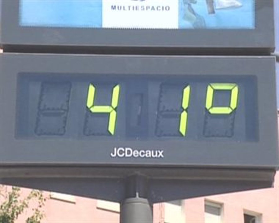Un termómetro de la ciudad de Murcia (foto: Europa Press)