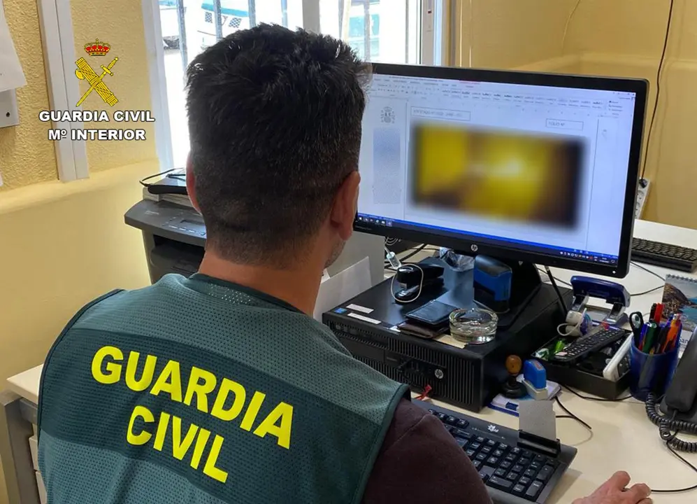 Guardia Civil detiene a un joven por simular ser v&iacute;ctima de una agresi&oacute;n (foto: Guardia Civil)