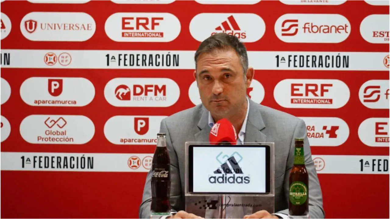 Javi Recio, director deportivo del Real Murcia