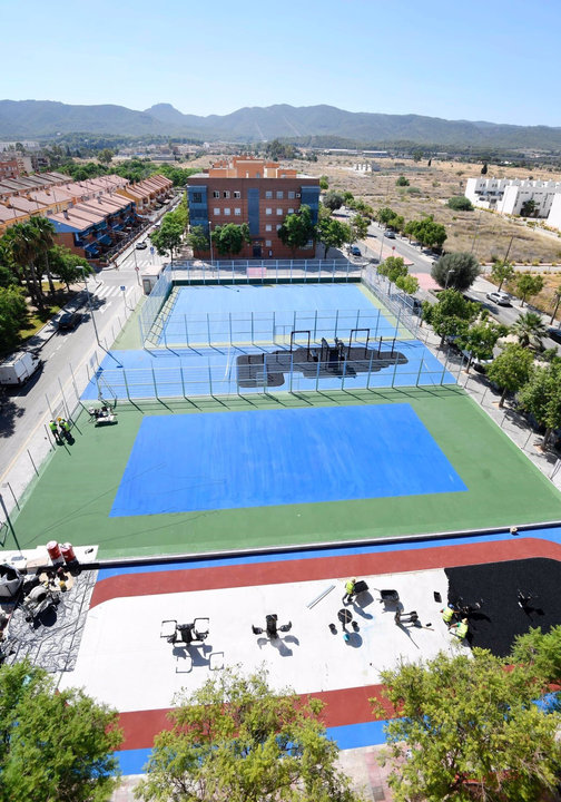 Nuevas pistas deportivas en la pedanía murciana de El Palmar