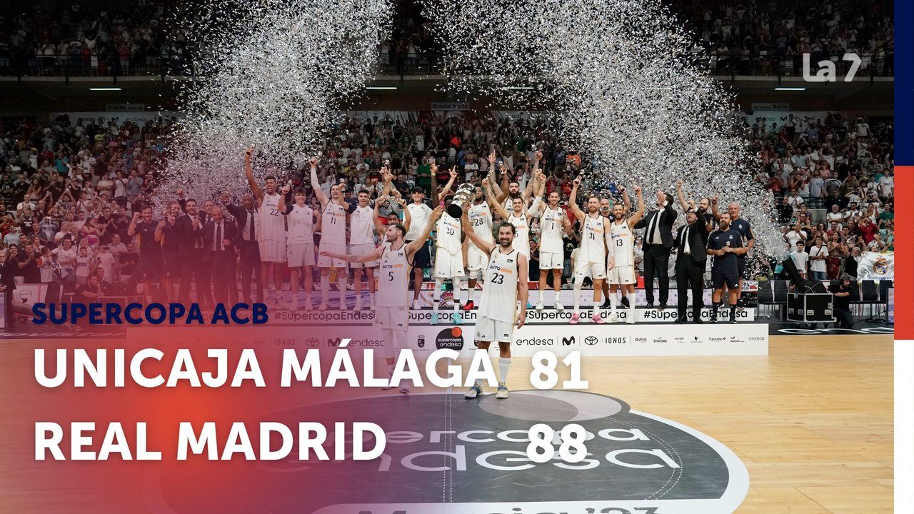 El Real Madrid, campeón de la Supercopa ACB en Murcia