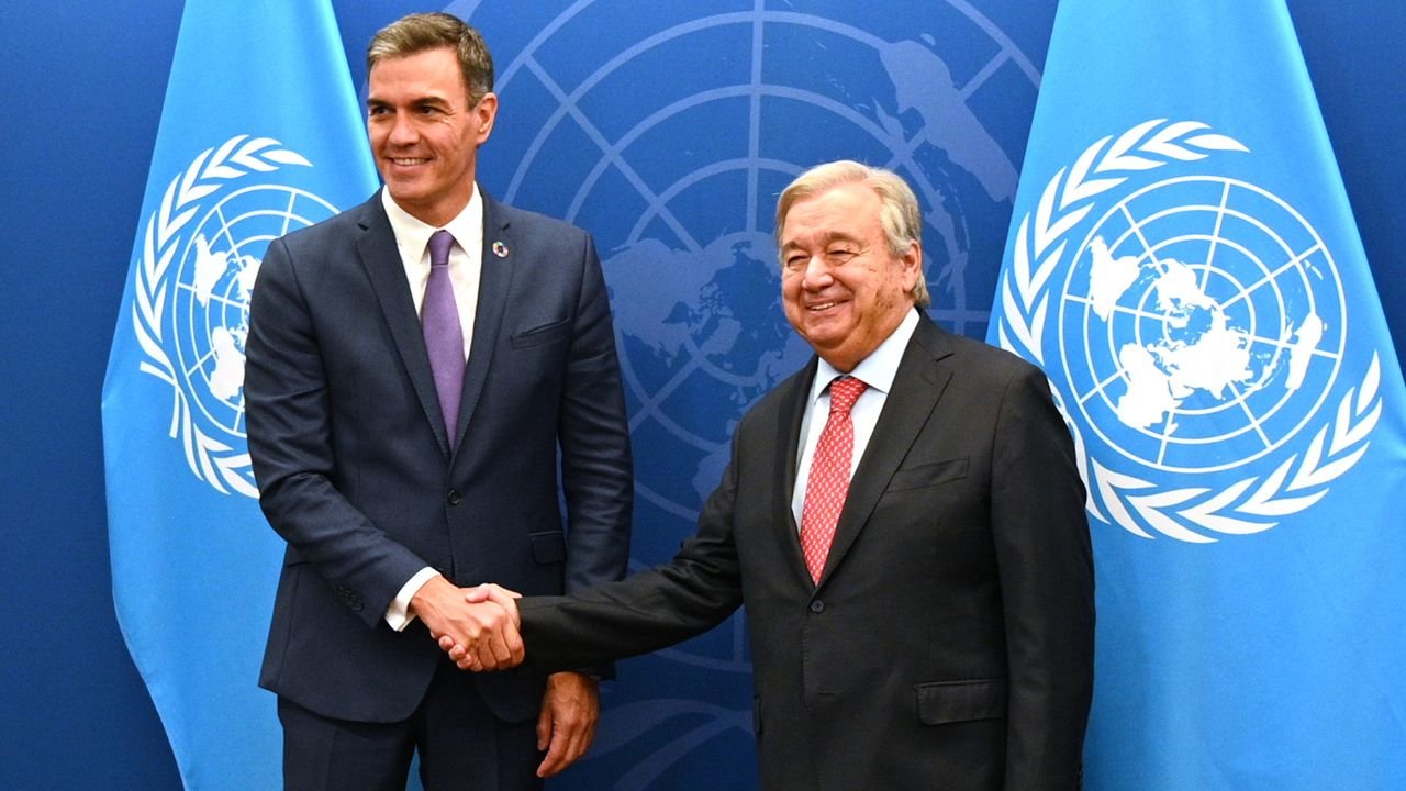 Pedro Sánchez, en la ONU