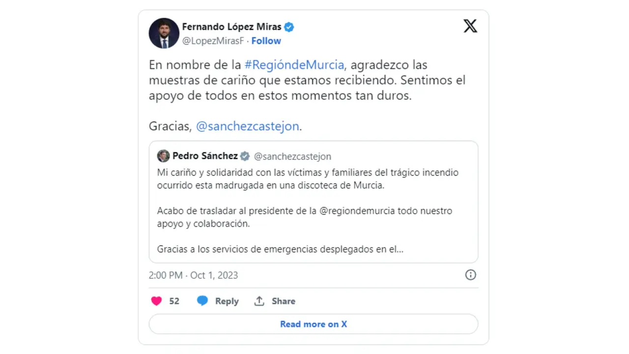 Tuit de Fernando L&oacute;pez Miras