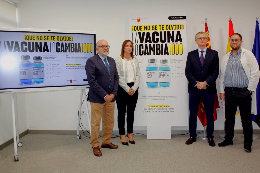 El consejero de Salud, Juan José Pedreño, facilitó este viernes los detalles de la campaña de vacunación frente a la gripe (foto: CARM)