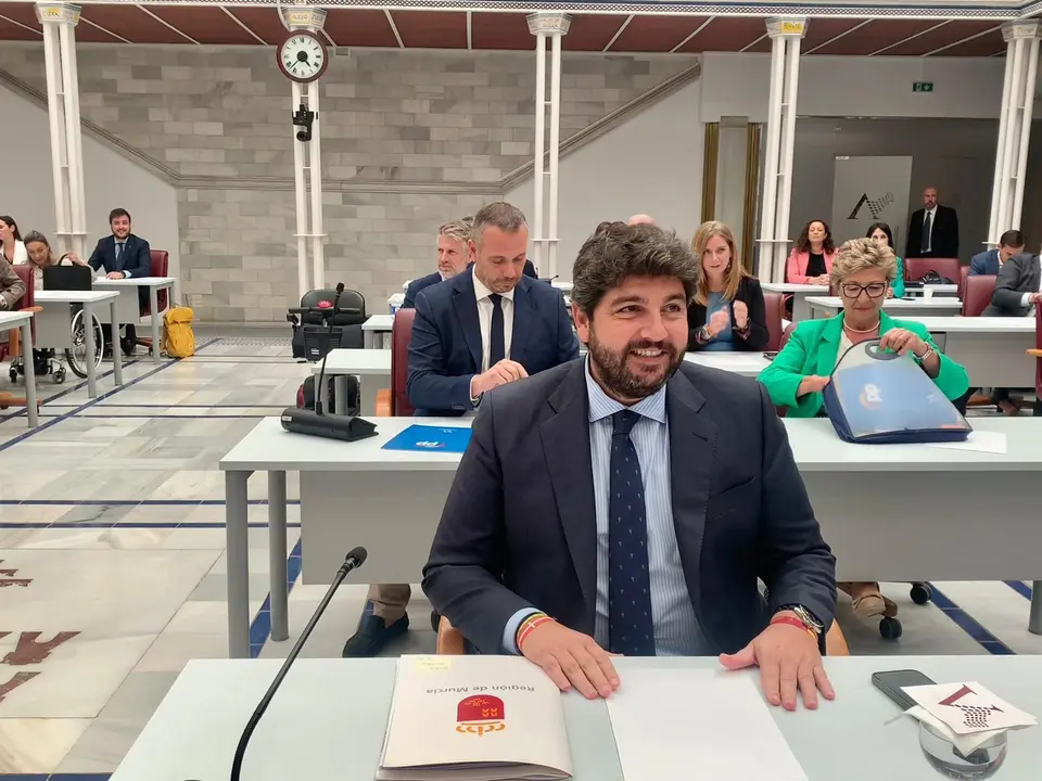 El presidente de la Regi&oacute;n de Murcia, Fernando L&oacute;pez Miras (foto : CARM)