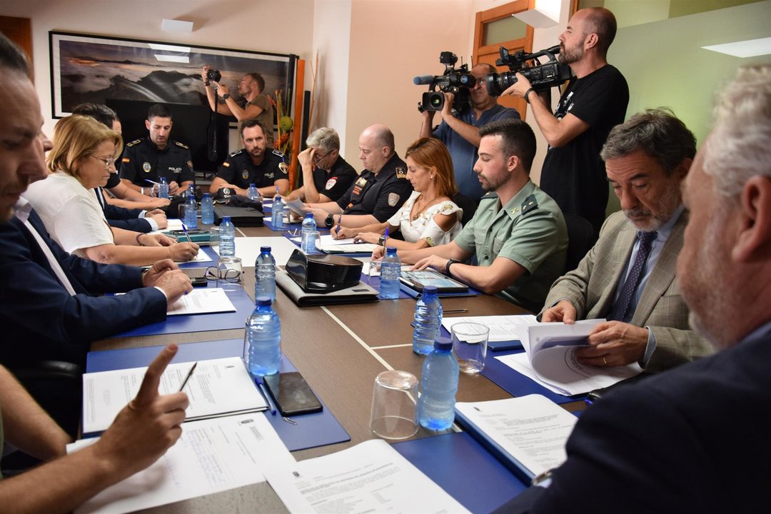 El delegado del Gobierno preside la Junta Local de Seguridad de Mazarrón (foto: Delegación del Gobierno de la Región de Murcia)