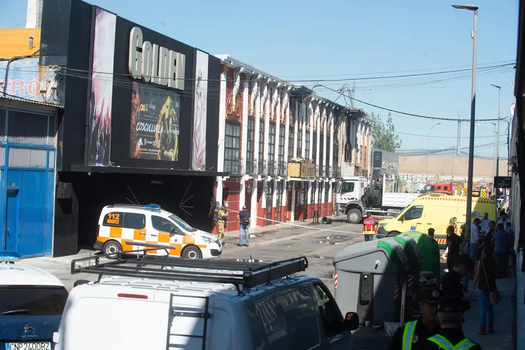 Imagen de las discotecas afectadas por el incendio (foto: EP)