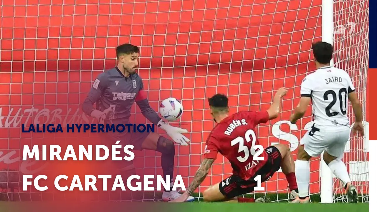 Derrota del Cartagena en el campo del Mirand&eacute;s