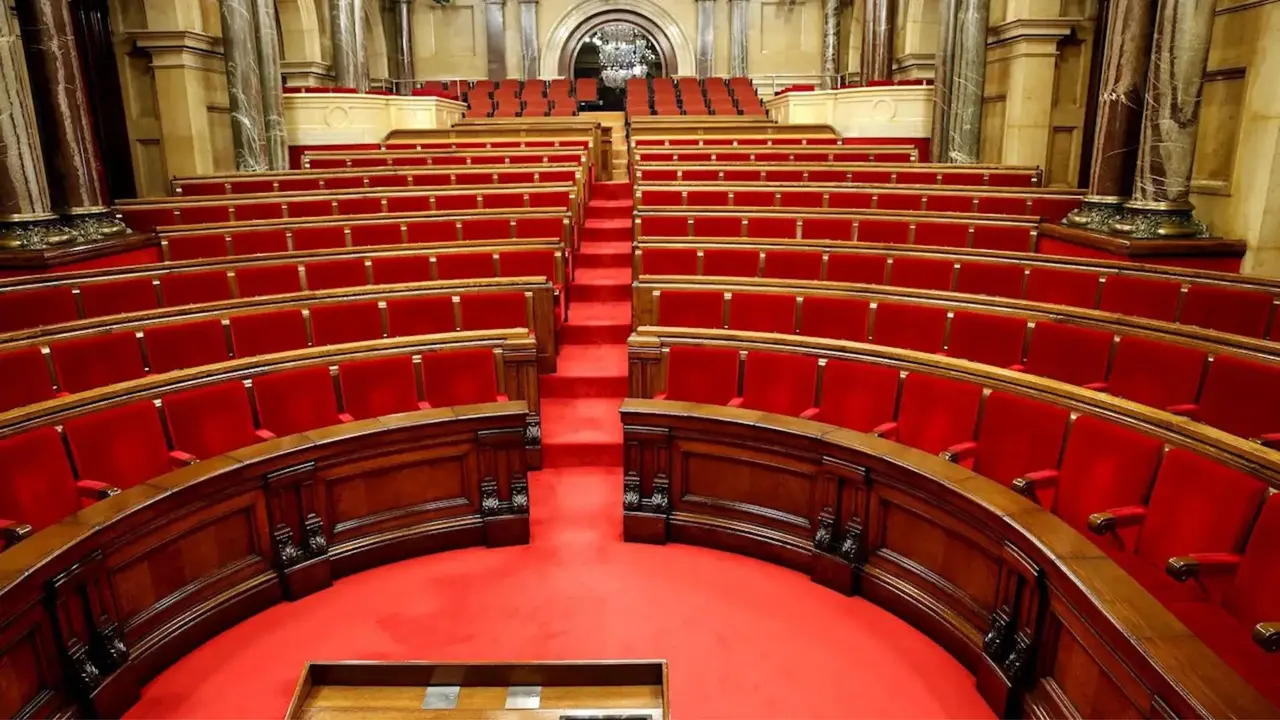 Hemiciclo del Parlament de Catalu&ntilde;a