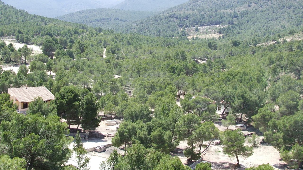 Área recreativa Fuente La Higuera en la Sierra de la Pila.