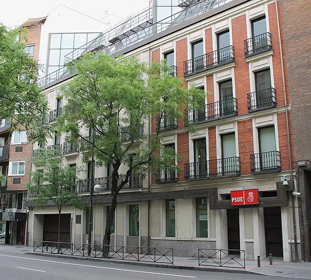 Sede del PSOE en la calle Ferraz de Madrid (foto: PSOE)