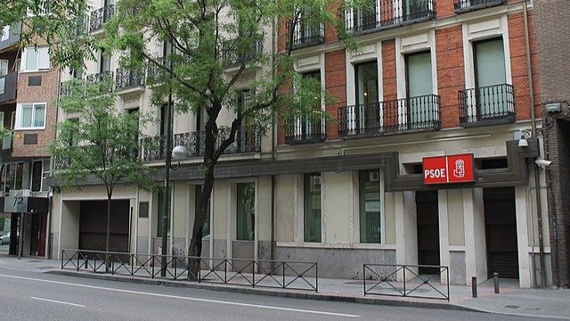 Sede del PSOE en la calle Ferraz de Madrid (foto: PSOE)