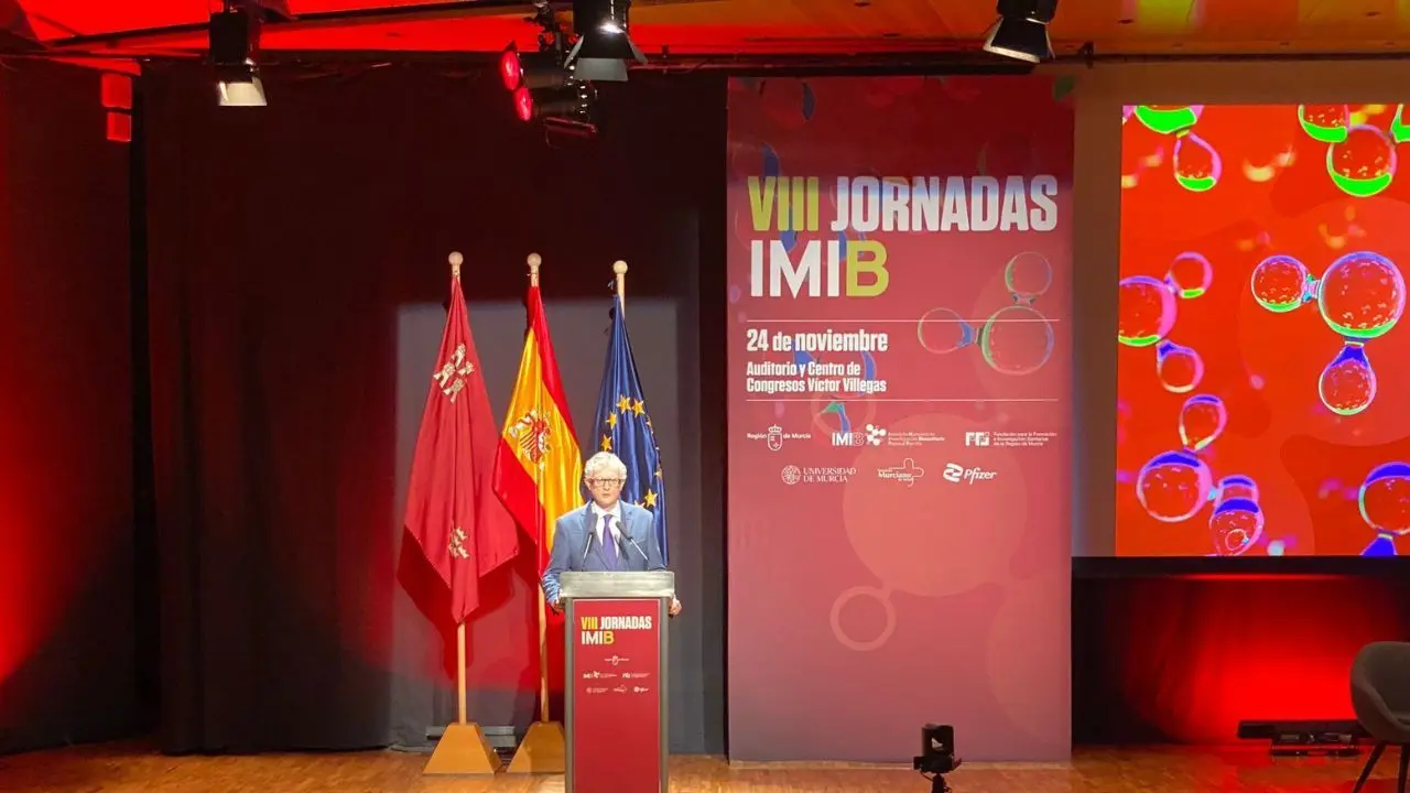 El consejero de Salud, Juan Jos&eacute; Pedre&ntilde;o, inaugur&oacute; la VIII Jornada Cient&iacute;fica del Instituto Murciano de Investigaci&oacute;n Biosanitaria 'Pascual Parrilla' (IMIB)