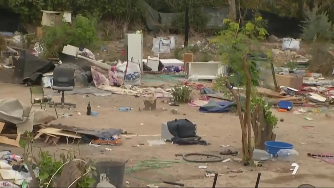 Poblado chabolista de la ciudad de Murcia situado en La Fica (foto: La 7)