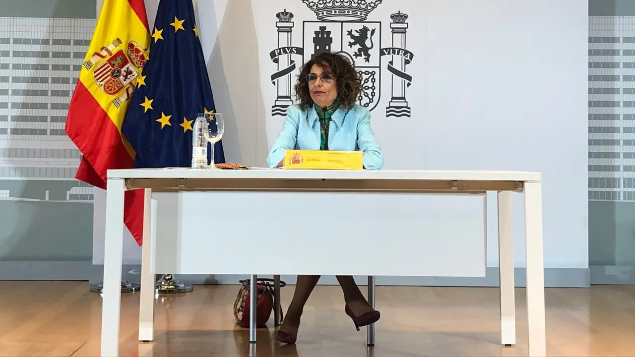 La ministra de Hacienda, Mar&iacute;a Jes&uacute;s Montero