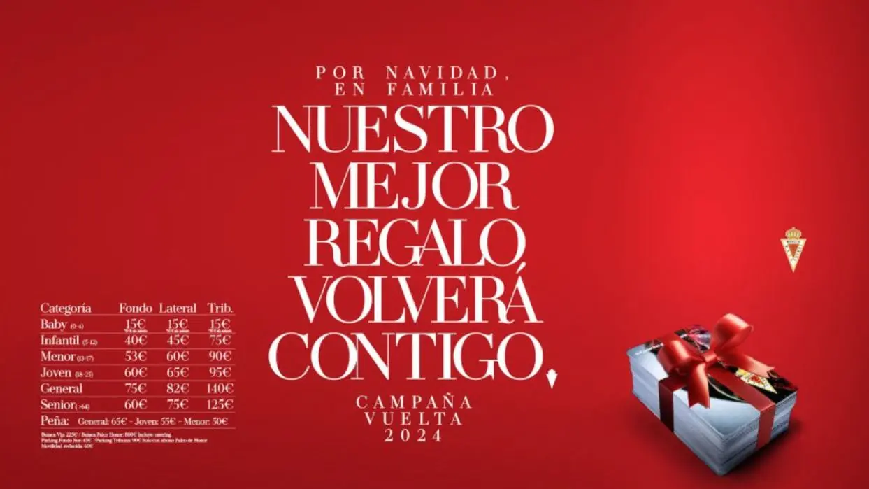 Imagen de la campa&ntilde;a de abonados del Real Murcia (foto: Real Murcia)