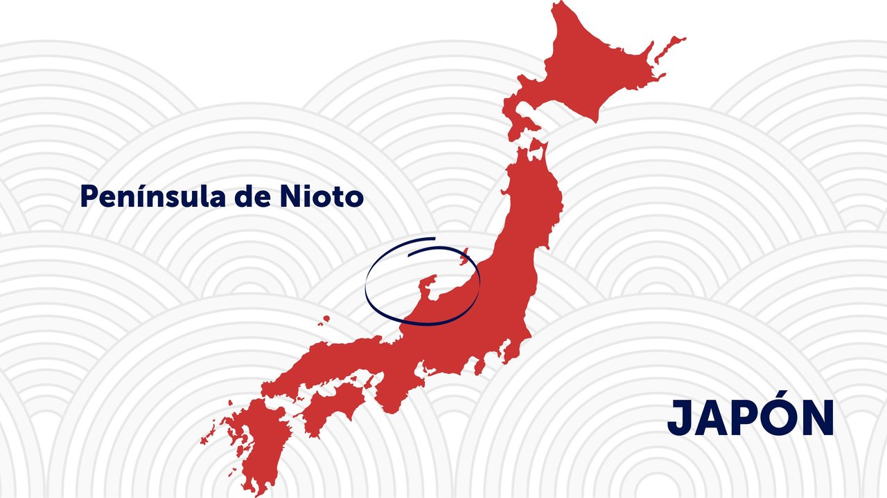 Península de Nioto, epicentro del terremoto