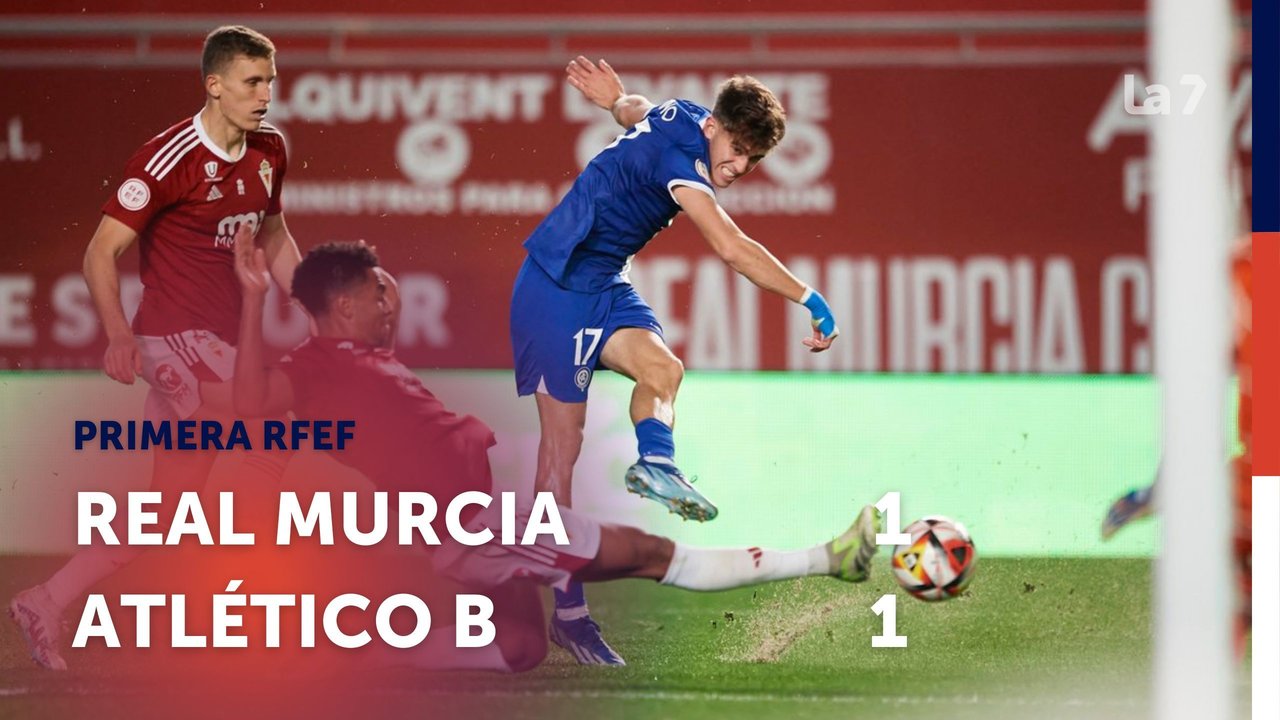 El Real Murcia empata ante el Atlético B (1-1)