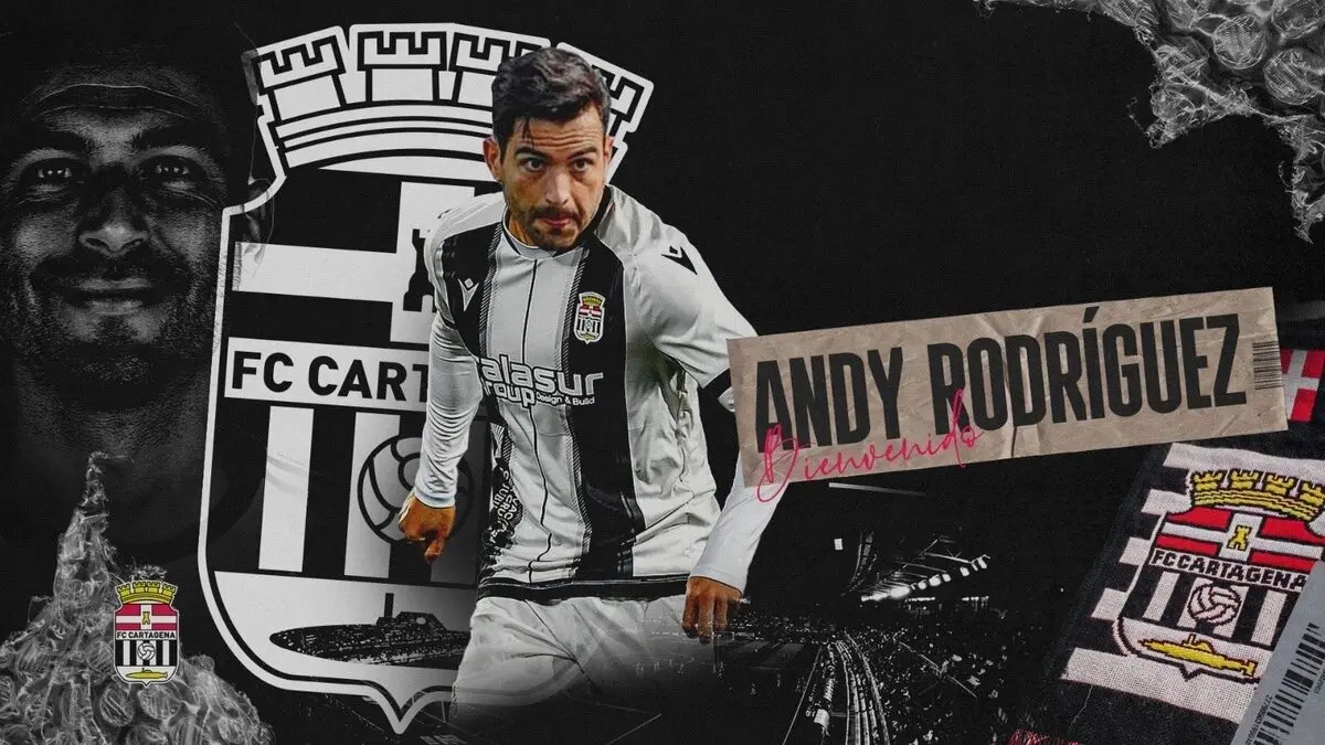 Andy Rodr&iacute;guez, nuevo fichaje del FC Cartagena (foto: FC Cartagena)