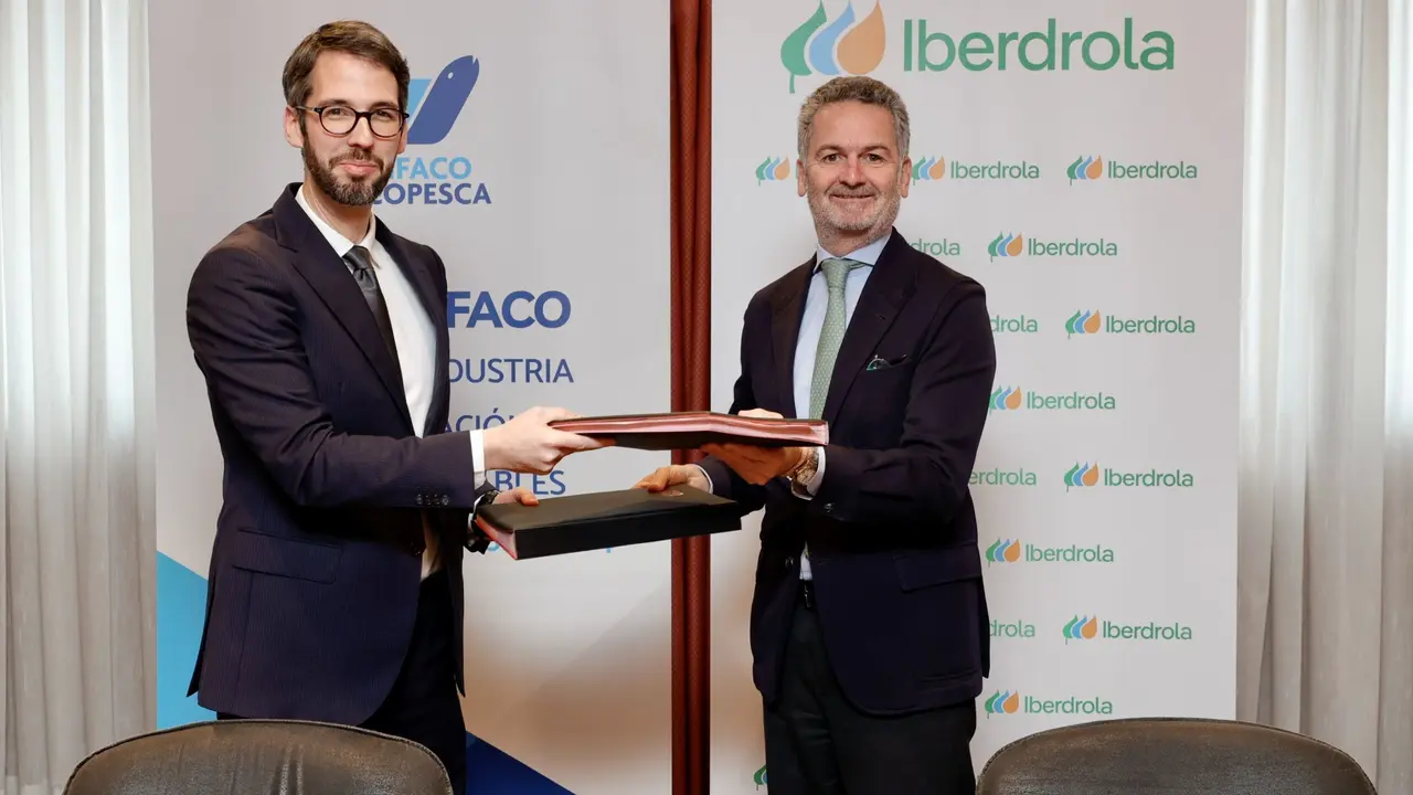 Iberdrola y ANFACO-CECOPESCA firman un acuerdo que facilitar&aacute; la descarbonizaci&oacute;n y la sostenibilidad de toda la cadena industrial pesquera