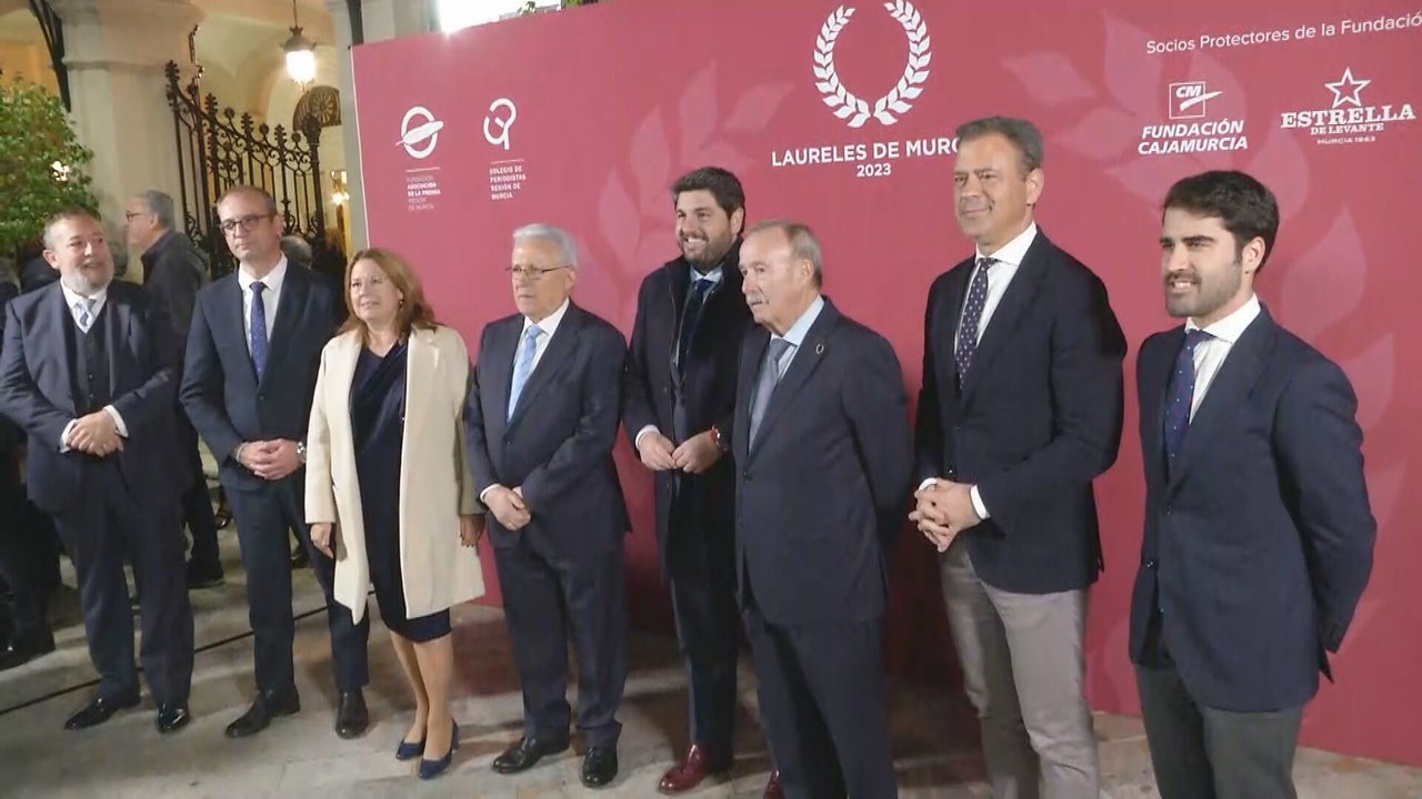 Entrega de los premios Laureles de Murcia 2023 (foto: La 7)