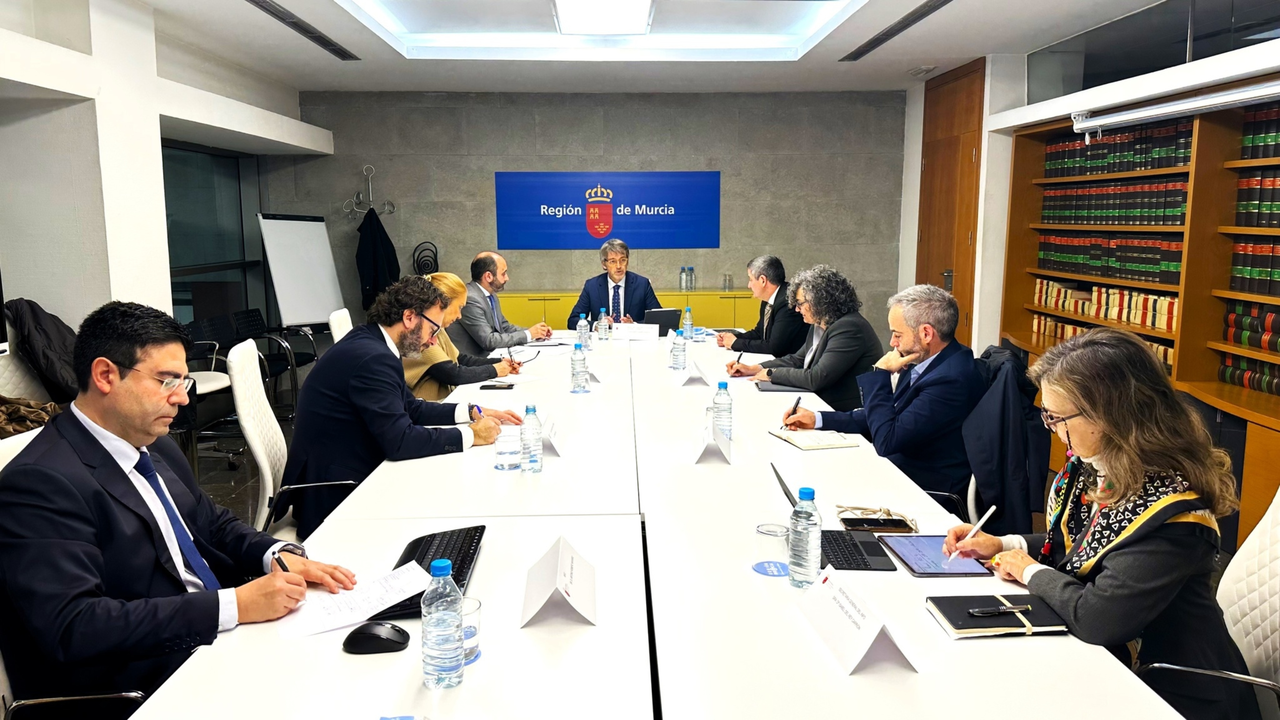 El consejero de Econom&iacute;a, Hacienda y Empresa, Luis Alberto Mar&iacute;n, preside el Consejo Directivo de la RIS4Mur