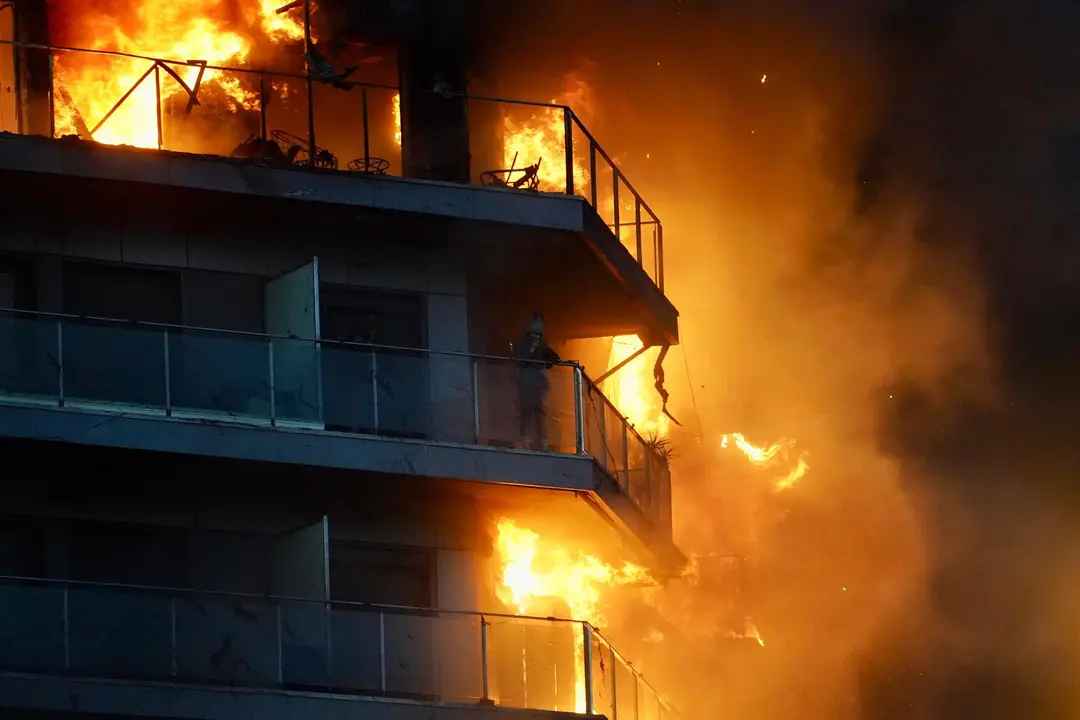 Incendio en Valencia