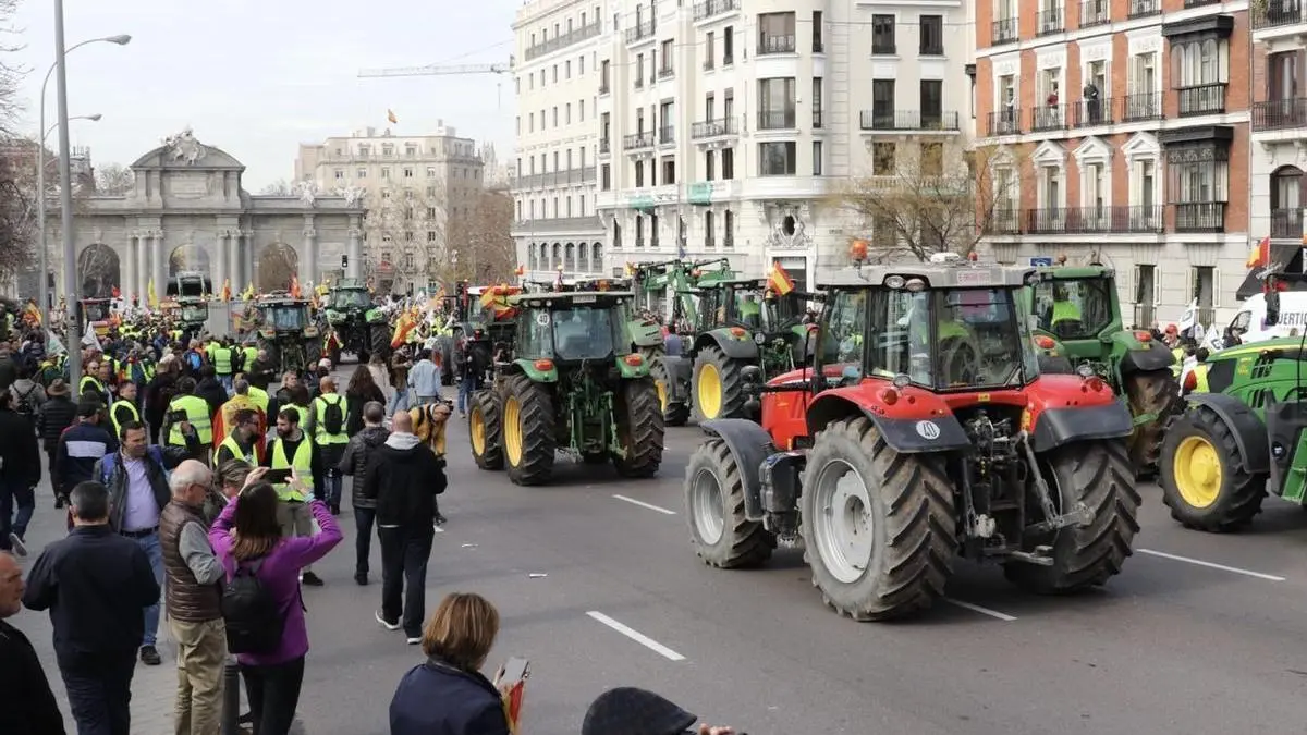 Agricultores en Madrid