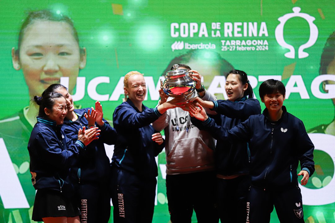 El UCAM Cartagena, campeón de la Copa de la Reina de tenis de mesa (foto: UCAM)