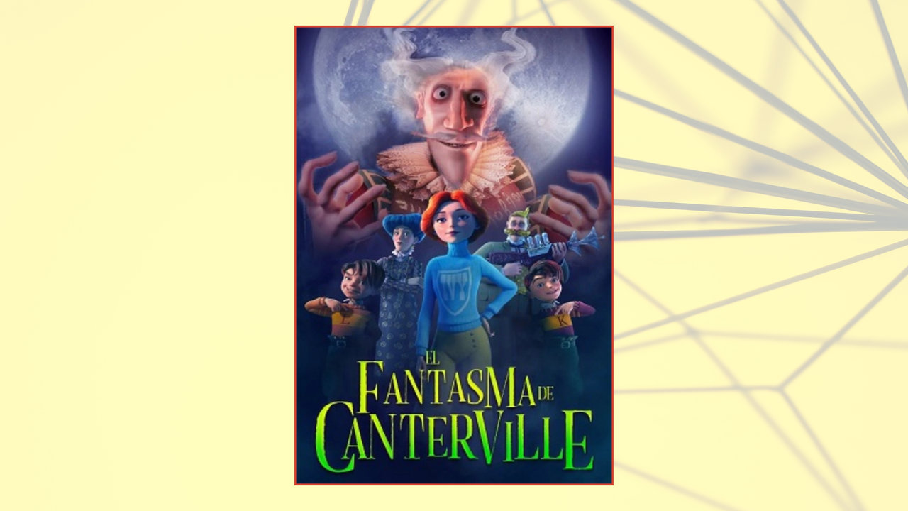 Cartel de la película de animación 'El fantasma de Canterville'