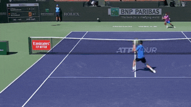 Carlos Alcaraz pasa a cuartos de final de Indian Wells (foto: La 7)