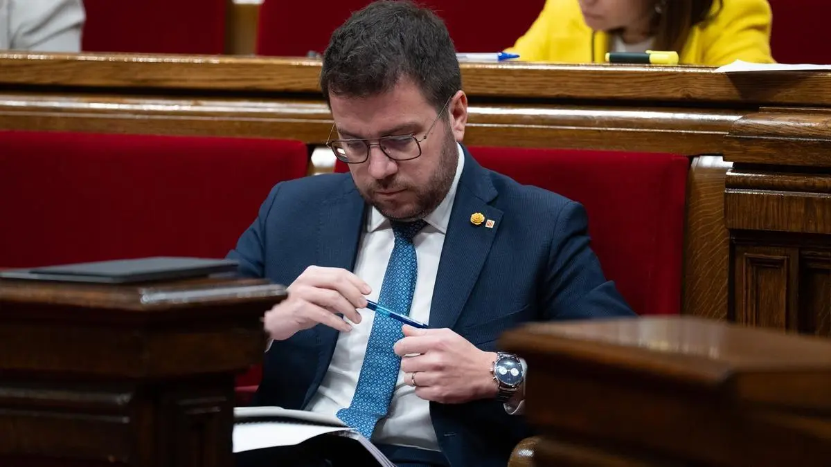 Pere Aragon&eacute;s, presidente de Catalu&ntilde;a (foto: EP)