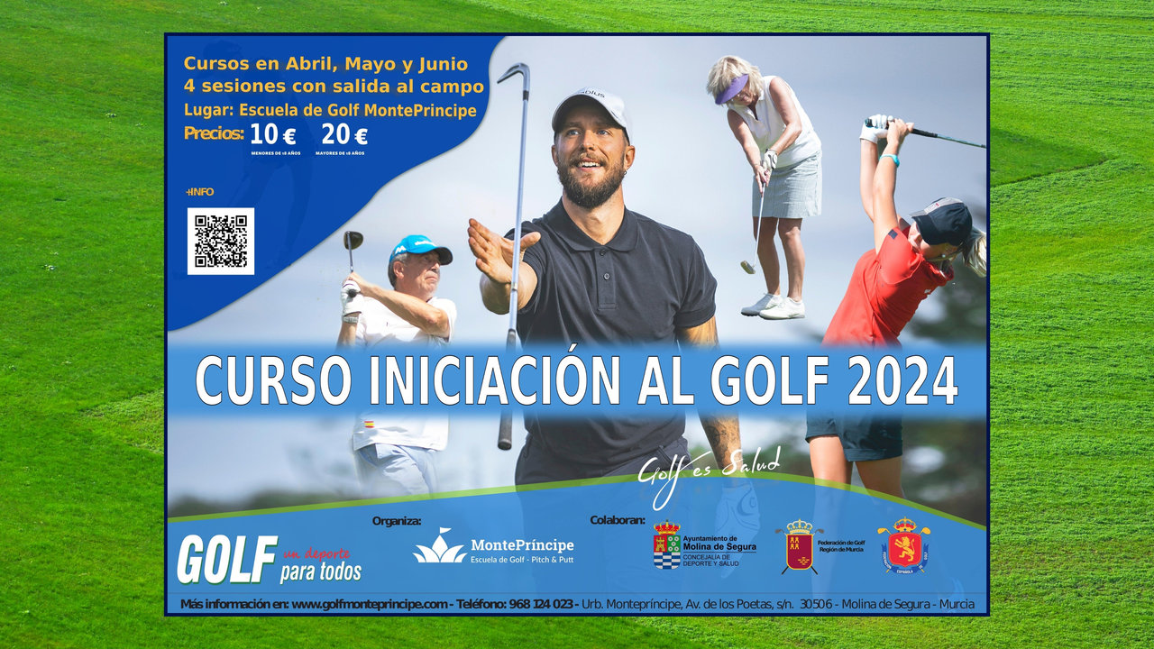 curso de iniciación al golf en Molina de Segura