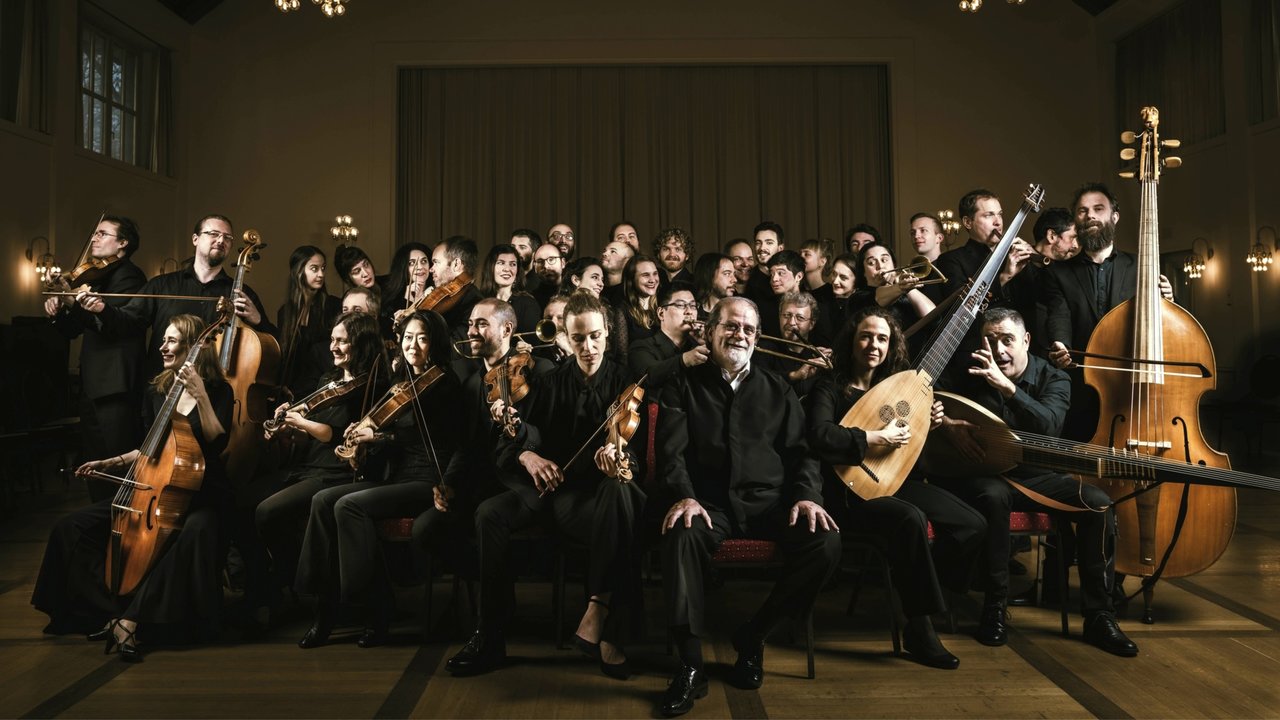 Imagen del conjunto La Cetra Barockorchester Basel y su grupo vocal asociado Vocalconsort Basel realizada por Chiang