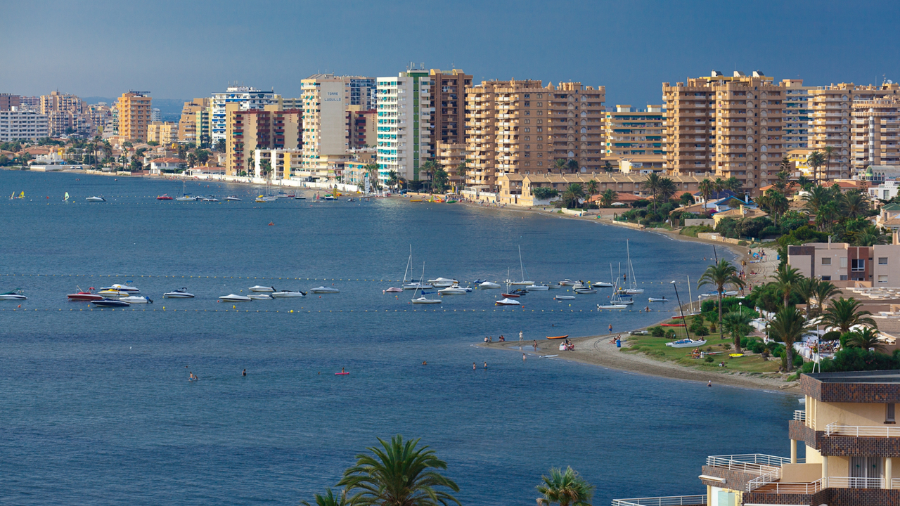 Vista a&eacute;rea de la Manga de Mar Menor
