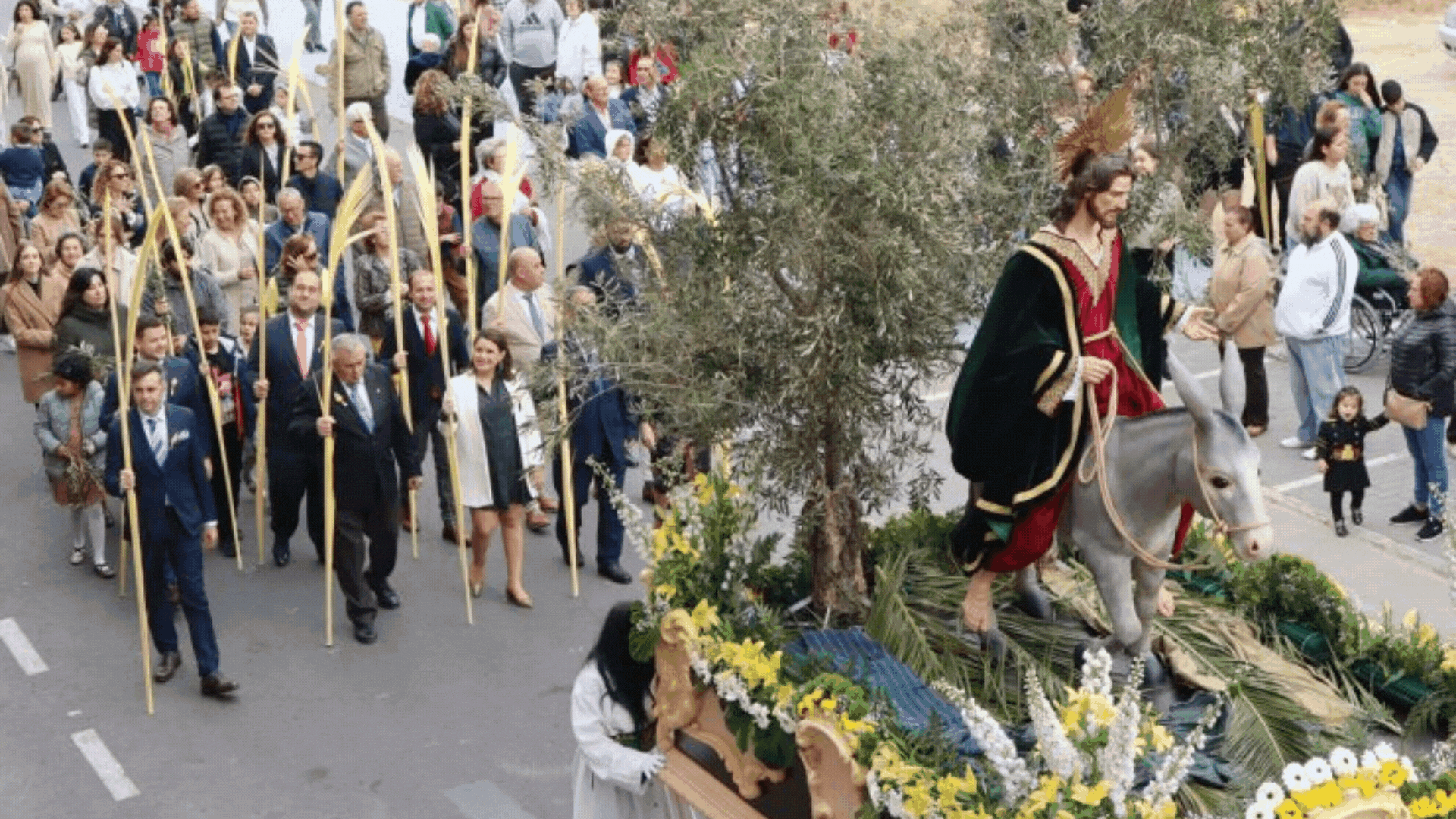 Procesión del Domingo de Ramos en San Pedro del Pinatar