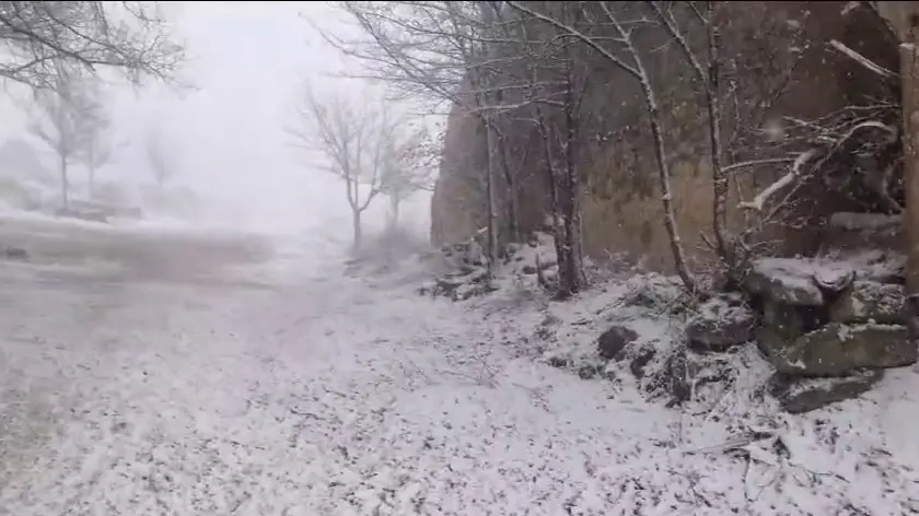 La nieve llega a la Regi&oacute;n de Murcia (foto: @Pablo_LMN en Twitter/X)