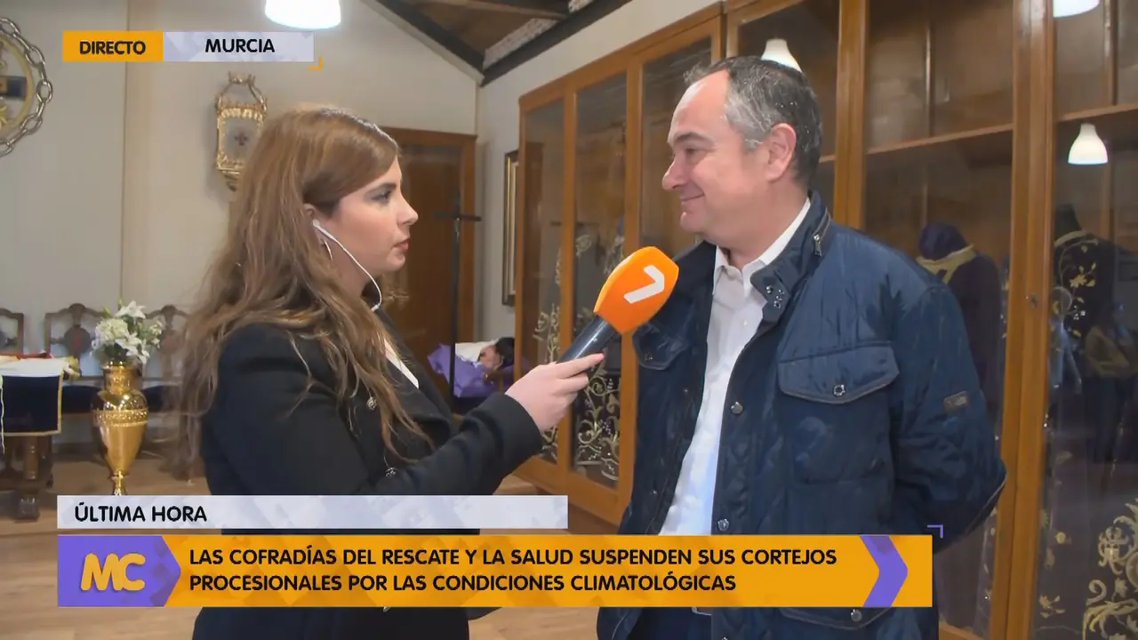 El Cabildo Superior de Murcia suspende las procesiones de Martes Santo (foto: X (antiguo Twitter)