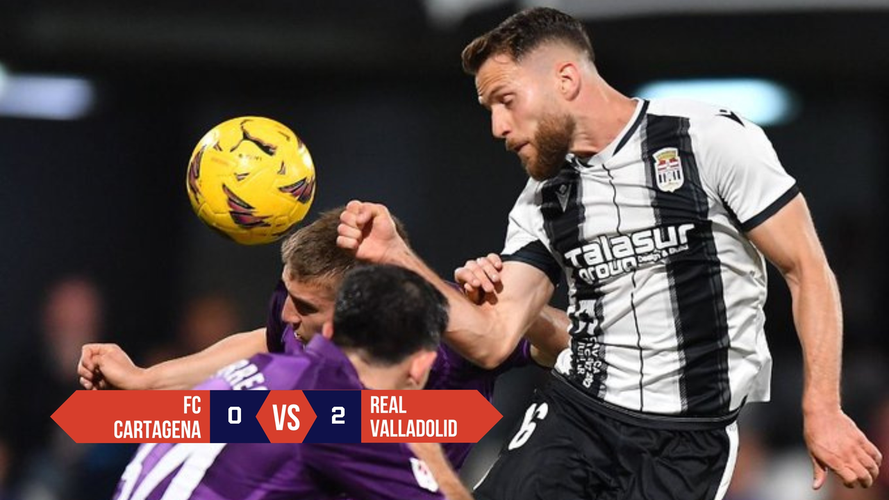 Derrota del FC Cartagena ante el Valladolid