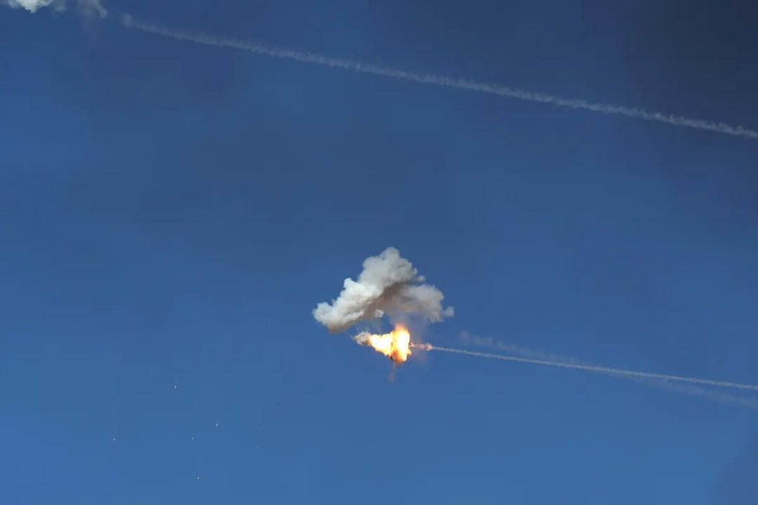 Fotografía de archivo de la interceptación de un misil (foto: Agencias)