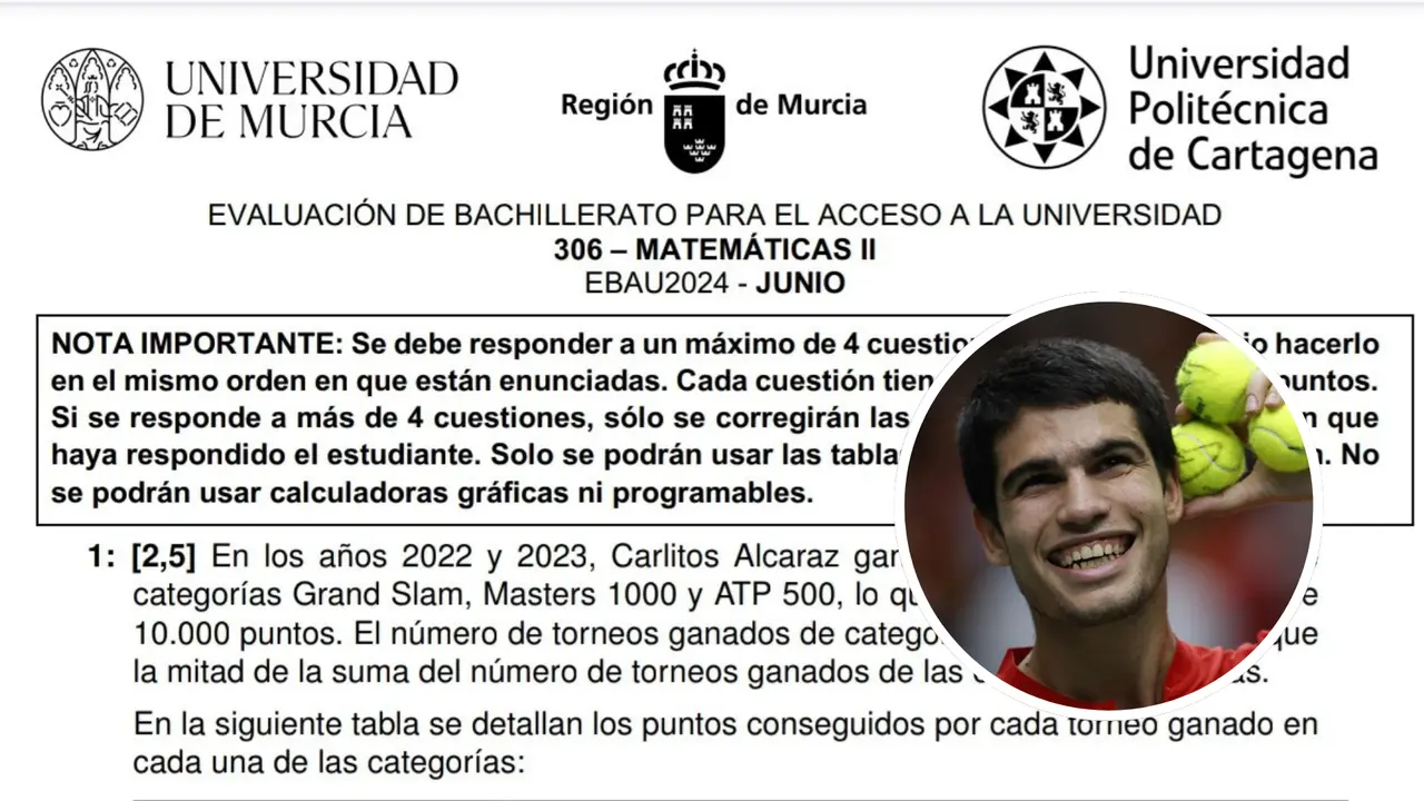 Carlos Alcaraz, protagonista en la EBAU