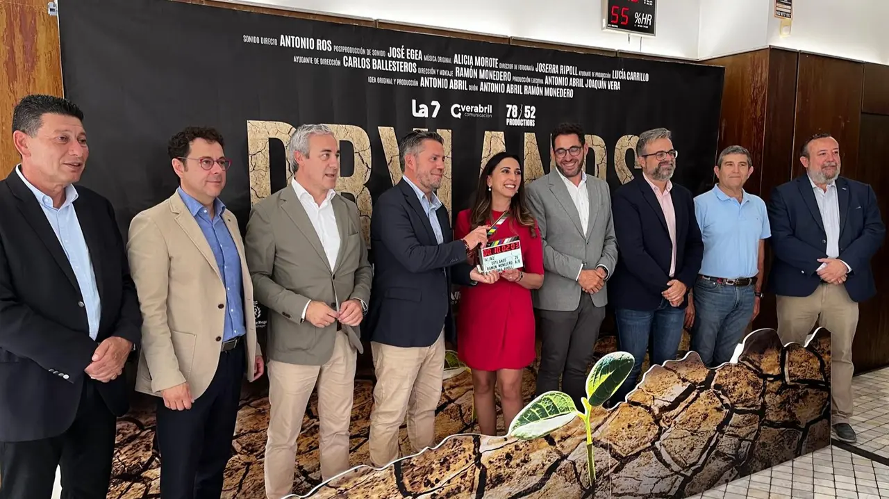 Presentaci&oacute;n del 'Dry Lands' (foto: La 7)