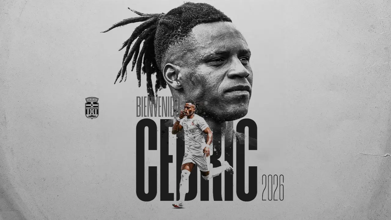 Cedric Teguia, nuevo jugador del Efes&eacute; (foto: FC Cartagena)