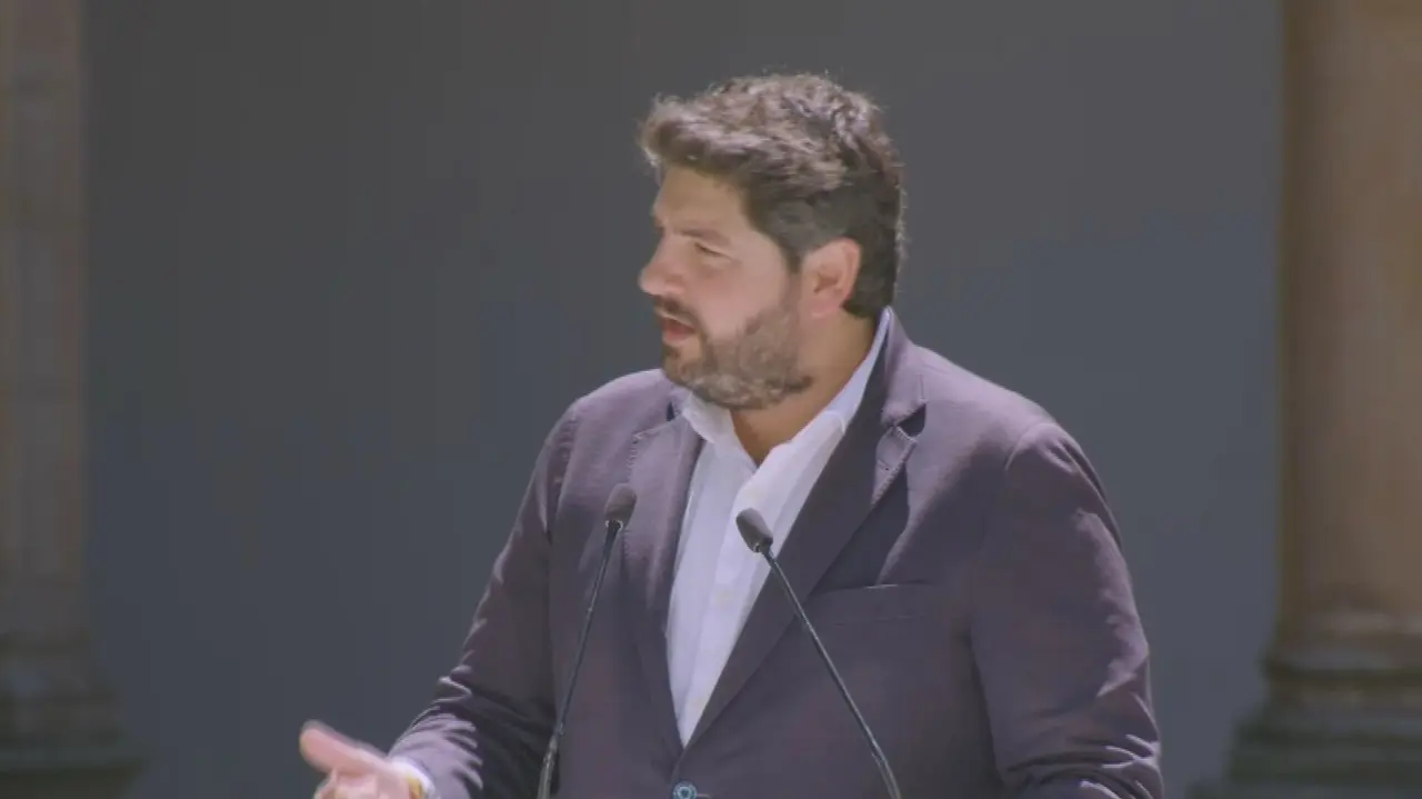 El presidente de la Regi&oacute;n de Murcia, Fernando L&oacute;pez Miras