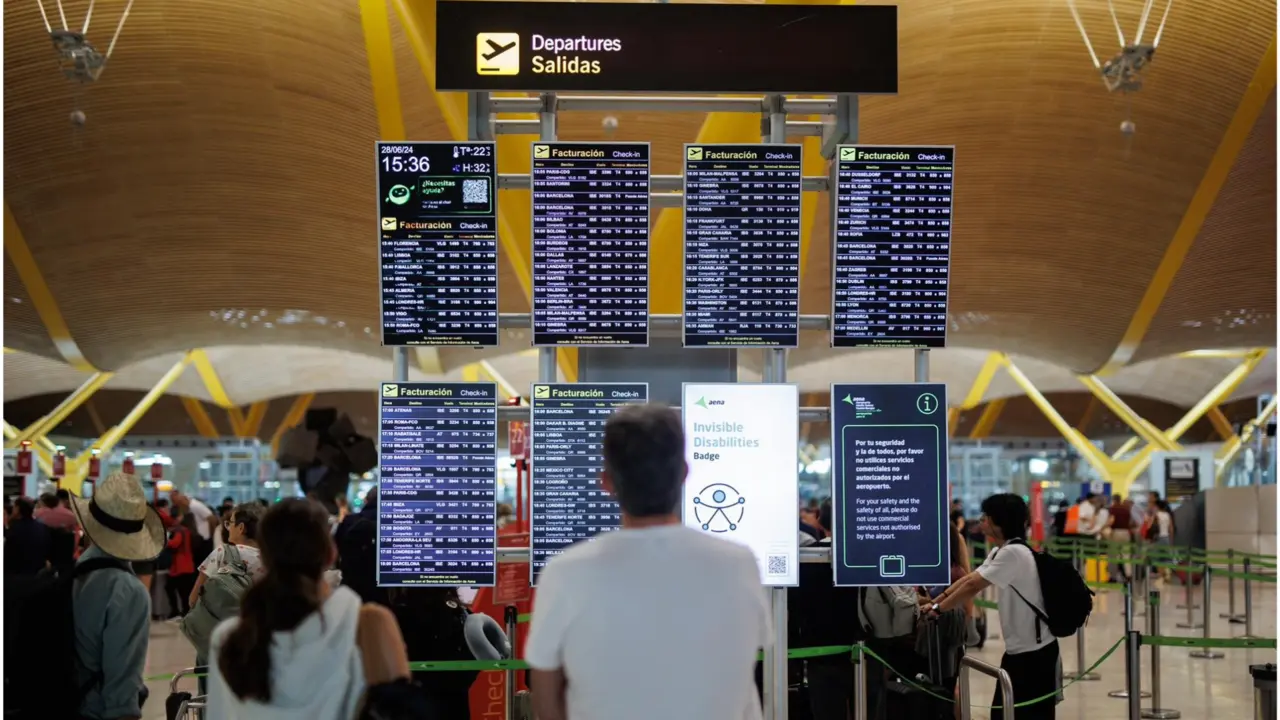 Imagen de archivo del aeropuerto de Madrid-Barajas