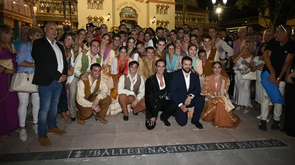 El Ballet Nacional inaugura su placa en la &lsquo;Avenida del Flamenco&rsquo; de La Uni&oacute;n (foto: Cante de las Minas)