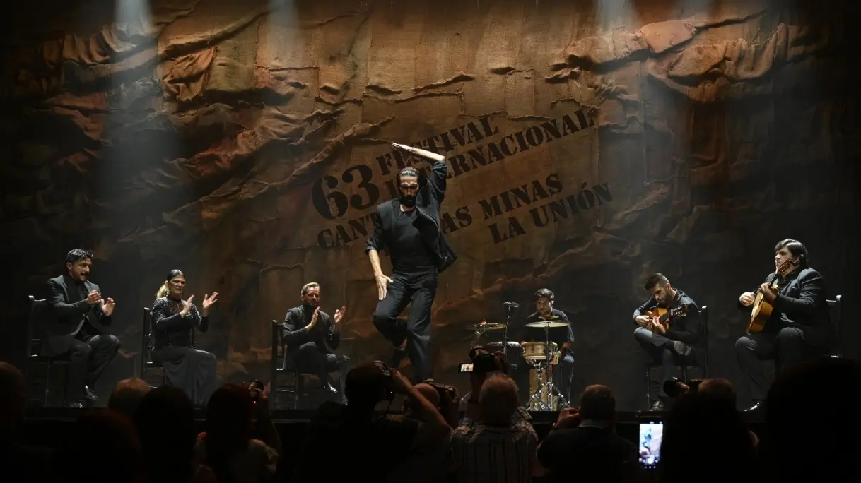 Eduardo Guerrero, la &lsquo;fragua&rsquo; del baile flamenco que prendi&oacute; la noche en el Cante de las Minas (foto: Cante de las Minas)